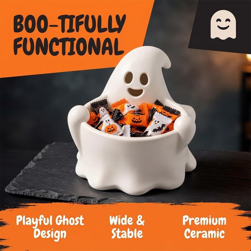 Halloween-Süßigkeitenschale für Party-Leckereien und Snacks
