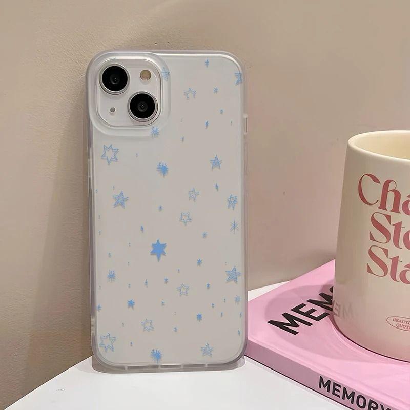 Snowflake Star is suitable for 1111pro Apple mobile phone case 11pro11 large hole 11 soft case XRXS matte 11 11p.