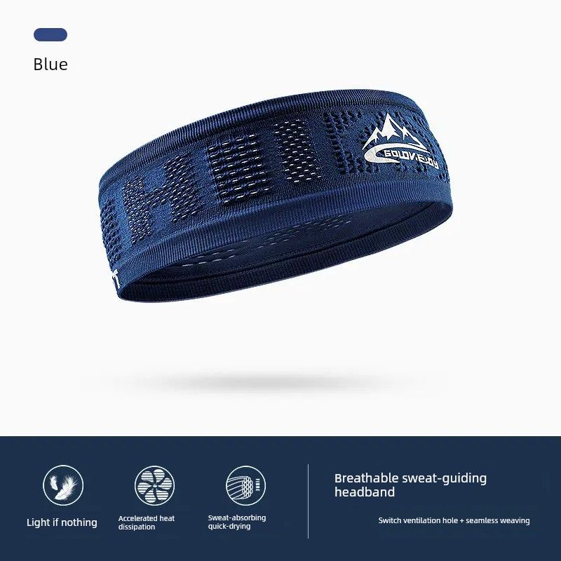 

Marathon Sport Headwear Professional Men s Outdoor Sports Ultra-Light off-Road Breathable Sun Hat Sun Protection Women s Quick-Drying Cap Baseball XMZ249; Dai Blue (hair band) One size