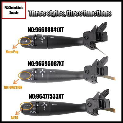 El interruptor de señal de giro de la luz indicadora del automóvil es aplicable a Citroën Peugeot 307 308 207 206 OE:96608841XT, 96595087XT, 96477533XT