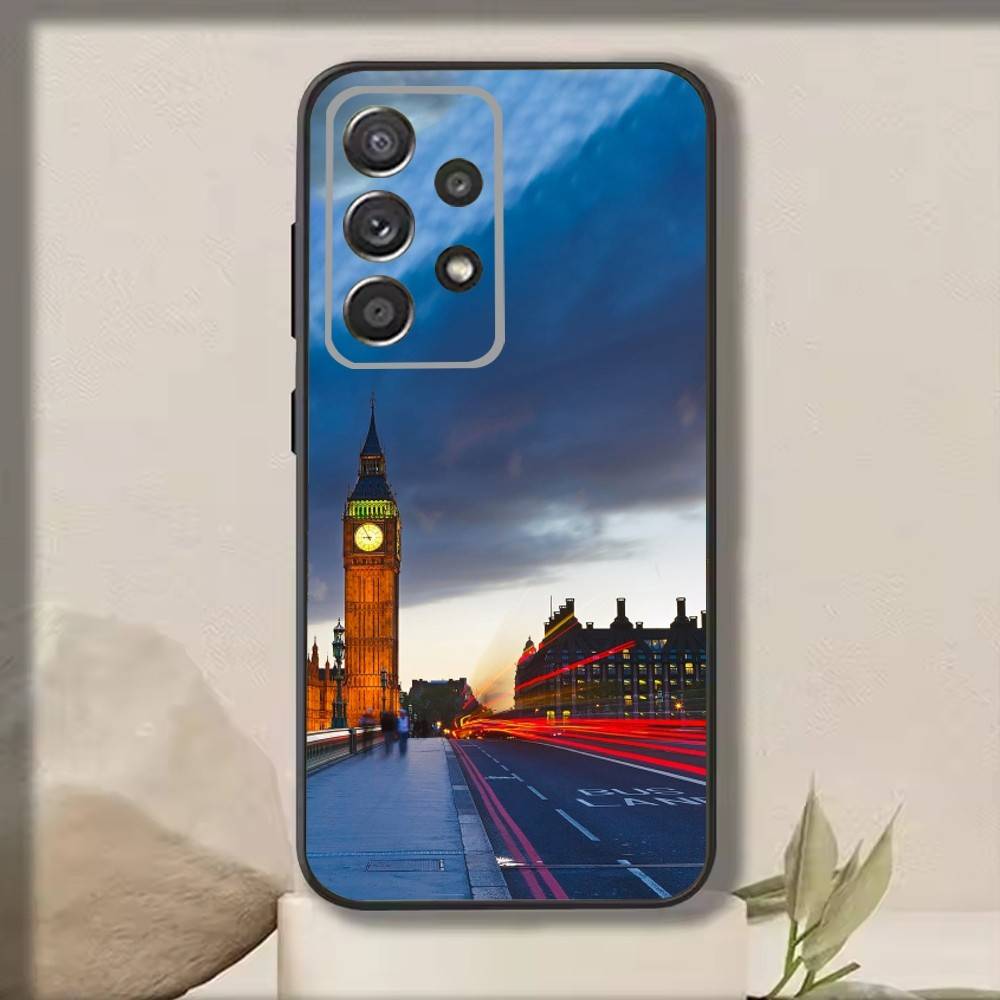 

Чехол для телефона L-Лондонский Автобус Англия Биг Бен Для Samsung S25,S24,S21,S22,S23,S30,Ultra,S20,Plus,Fe,Note,10,9,5G Черный Чехол Samsung S22ULTRA5G