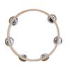 8inch Kids Wooden Headless Tambourine Bell Metal Single Row Musical Instrument