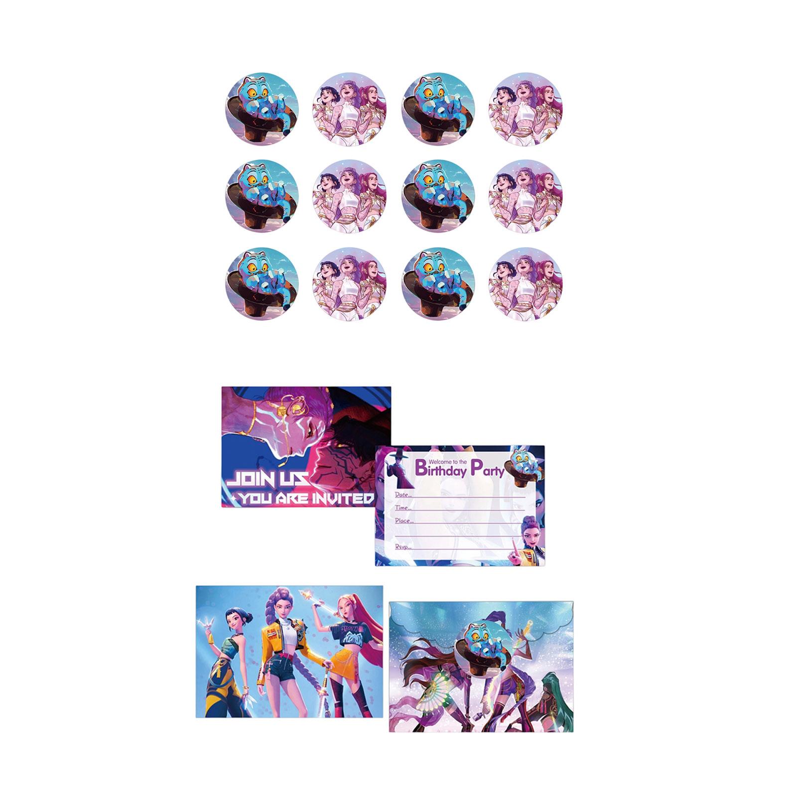 

Пригласительный билет на день рождения Пригласительный конверт Наклейка One Size