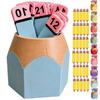 30 Pencil Shaped Wooden Drawing Sticks for Management and Student Grouping