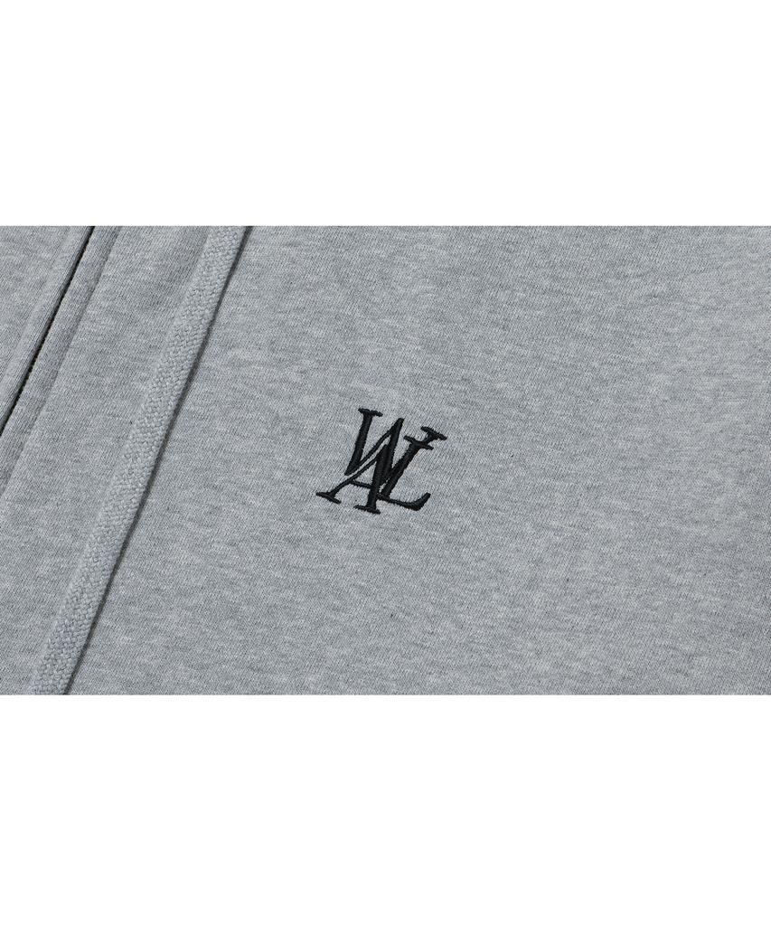 Wooalong (Fleece)Signature Hood Zip-Up - Gray