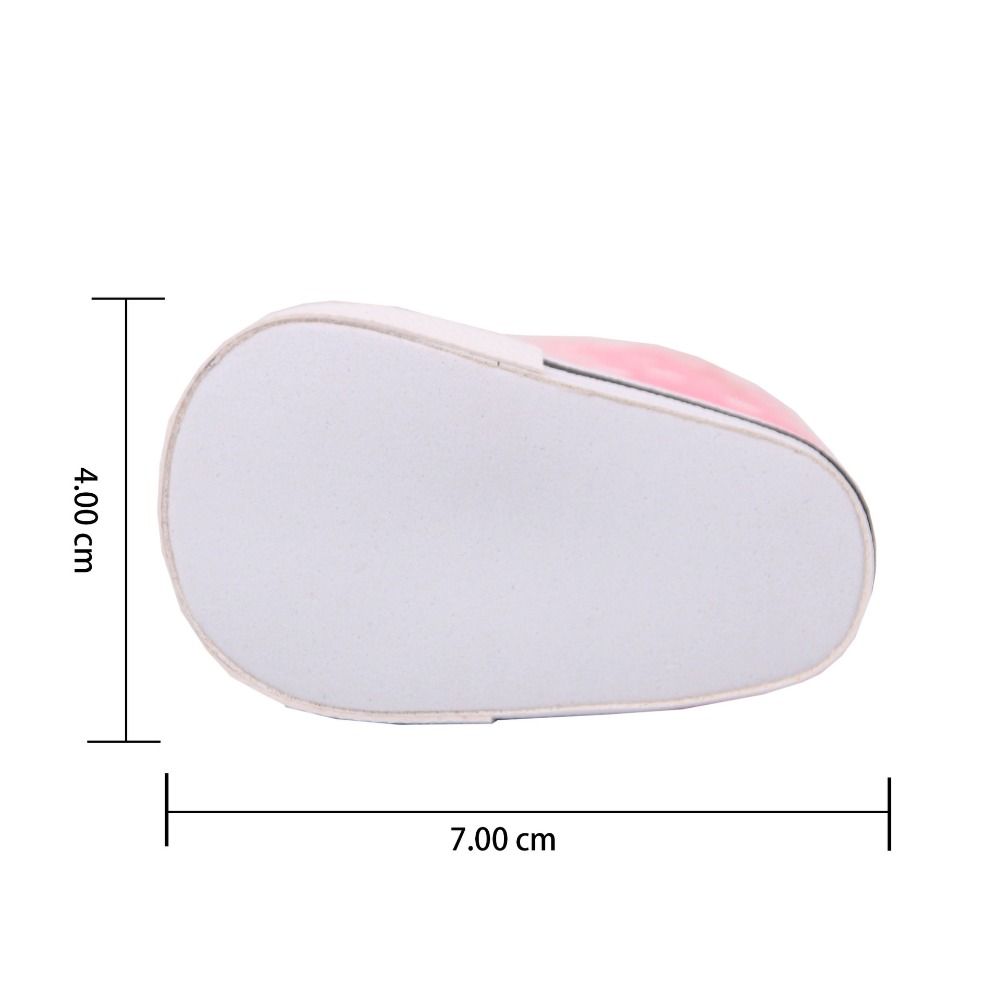 DIY Russia For 43cm Baby 7cm American Doll Shoes Flowers Sneakers Boots 18Inch Doll Canvas Shoes