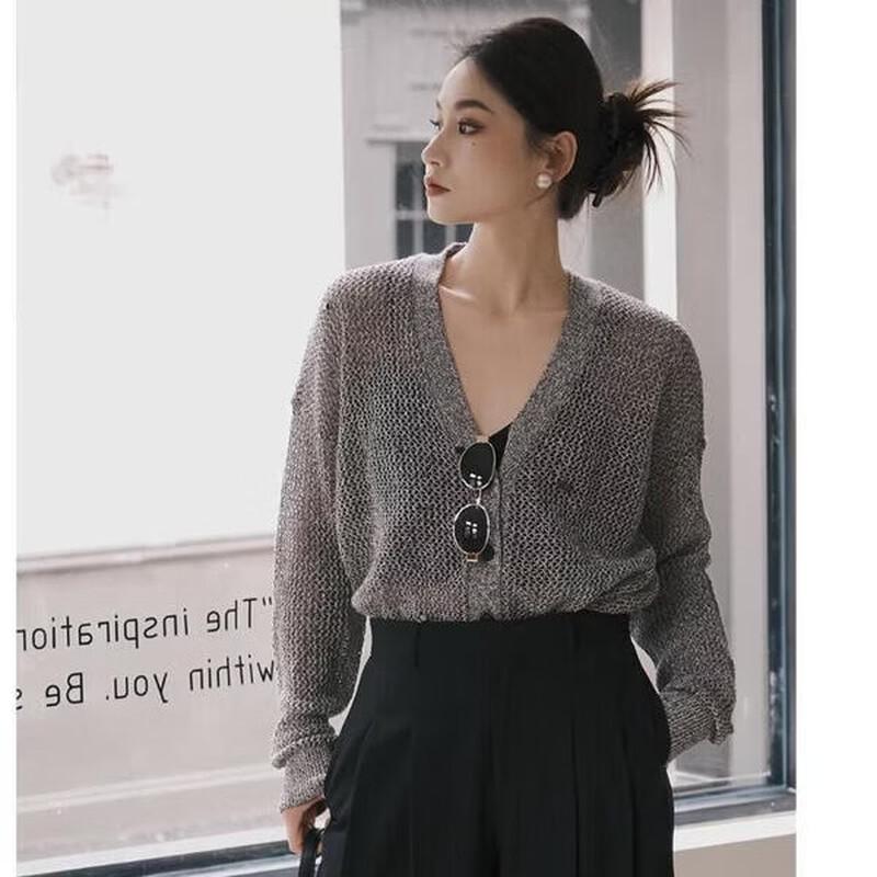 PRASE Dream Weaver Light Luxury Knit Sweater L