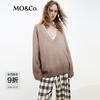 MO&Co. Women's V-Neck Loose Fit Sweater