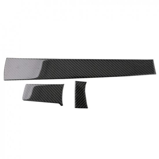 Carbon Fiber Center Dashboard Console Cover Trim Sticker For Honda Civic 2016 up