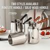 With Graduated Scale Coffee Jug 304 Stainless Steel Tea Boiling Pot Latte Mug  Kitchen Tool