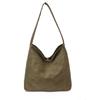 2025 Autumn and Winter New Retro Large-capacity Tote Handbag Fashionable Versatile Foreign Gas Bucket Shoulder Bag