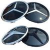 Autoaufkleber 2025 Für Benz 1 Stück Auto Frontgrill Stern Logo Emblem Spiegelunterseite 3D ABS Logo für Mercedes-Benz W205 W176 W212 W218 C