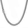 6-18mm Heavy Women Mens Miami Cuban Link Chain Silvery Stainless Steel Necklace