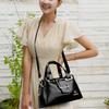 Crocodile Pattern Handbag Shoulder Messenger Bag Commuter Bag
