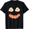 Egg And Bacon Egg And Bacon Face Brunch Breakfast T-Shirt