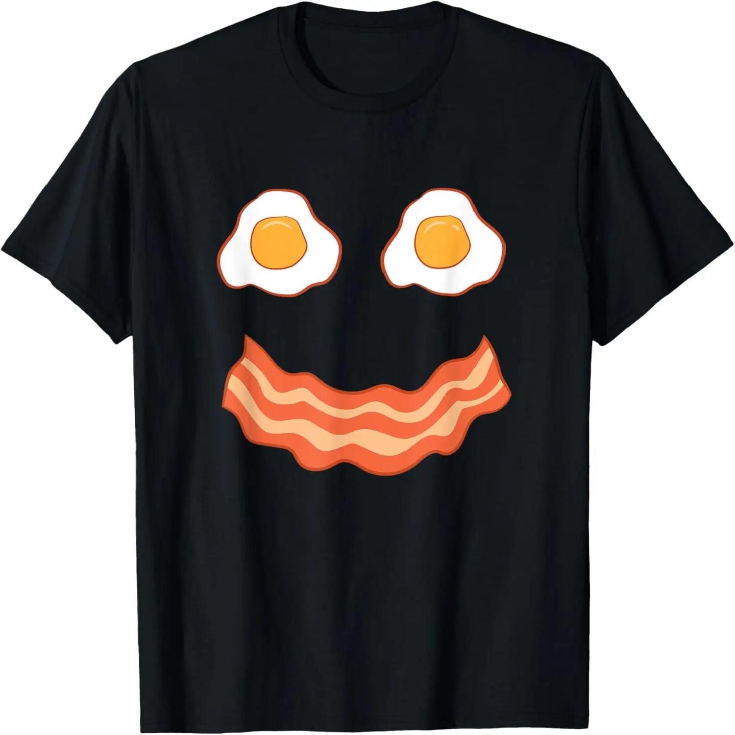 Egg And Bacon Egg And Bacon Face Brunch Breakfast T-Shirt S