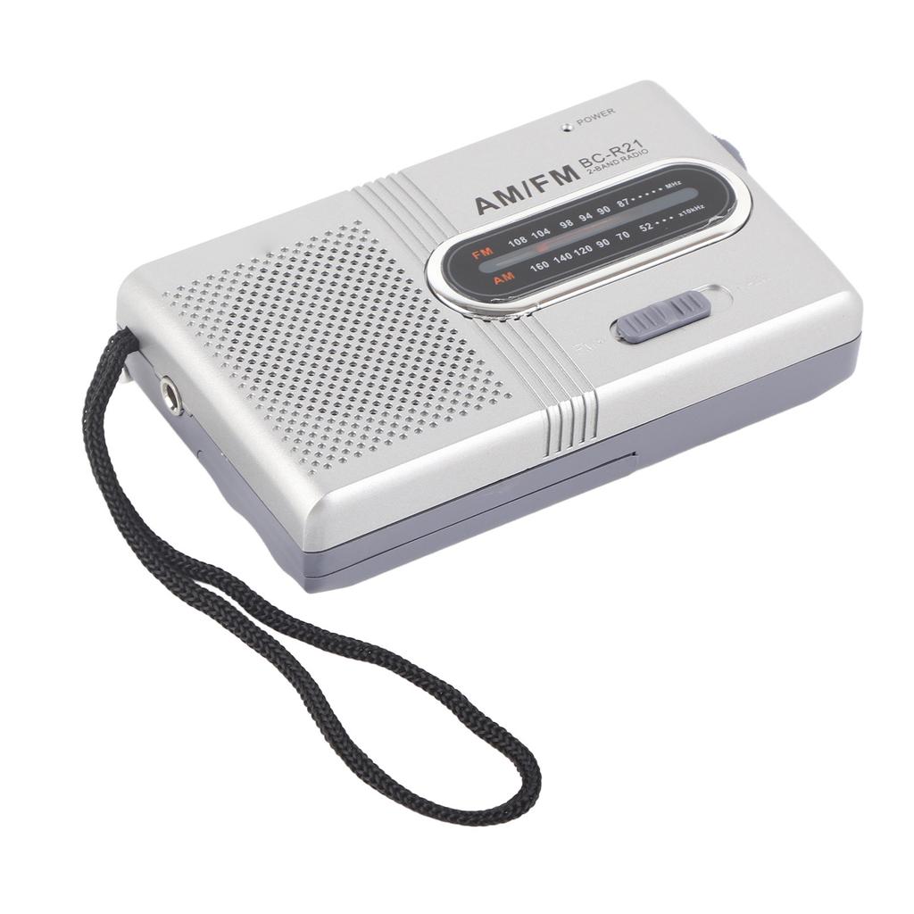 Universal Portable AMFM Mini Radio Stereo Speakers Receiver Music Player