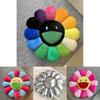 Mehrfarbig 40cm Takashi Murakami Regenbogenblumen Kissen Plüschtier Mit Lachenden Gesichtern