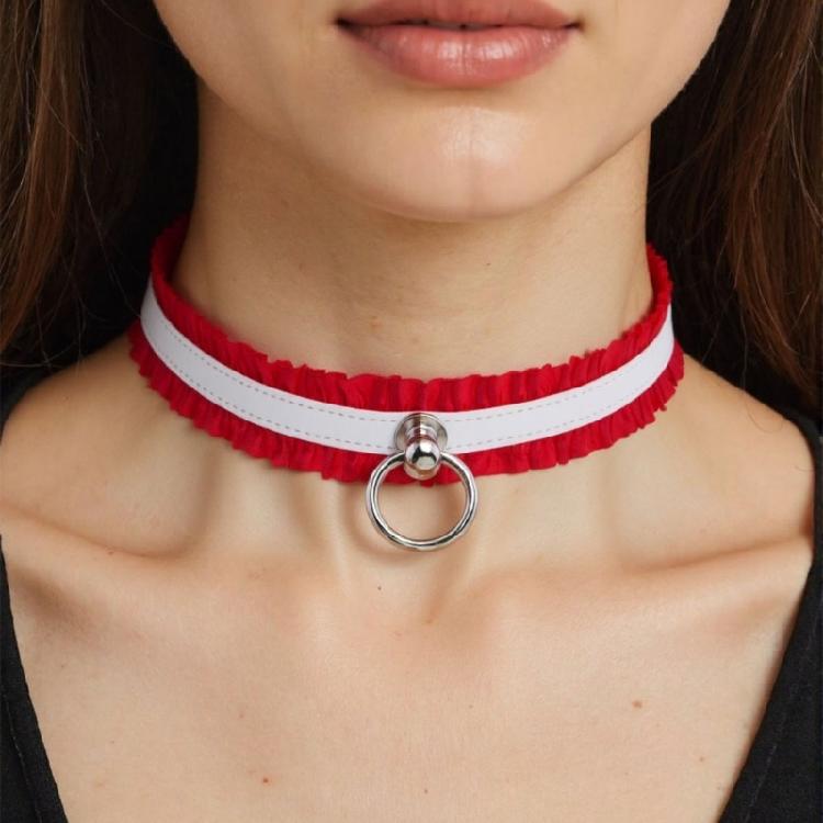 Premium Trimmed Lace Choker Adjustable Necklace For Fashion Enthusiasts Adults