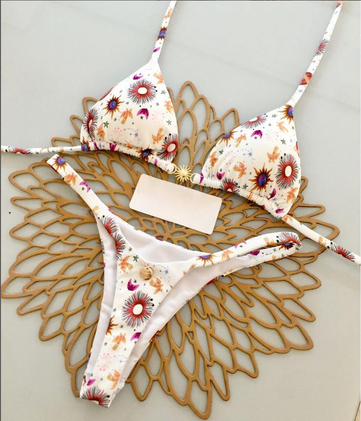 Neuer Bikini Damen Badeanzug Strandurlaub Bademode Leopardenmuster Sexy Bikini Set Strandbekleidung Badeanzug String Badeanzug Biquinis