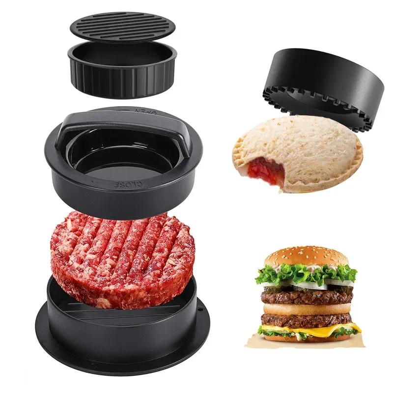 Burger meat press, round non stick filling, hamburger patty, beef barbecue patty, press molding machine, kitchen accessories