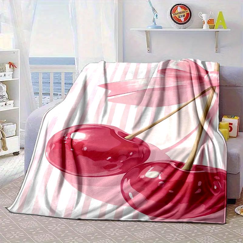 Ballerina In Pink Flowers Blanket Flannel Blanket for Bed, Sofa, Camping, Hiking, Picnic Essentials, Gift for Family Fan Gifts