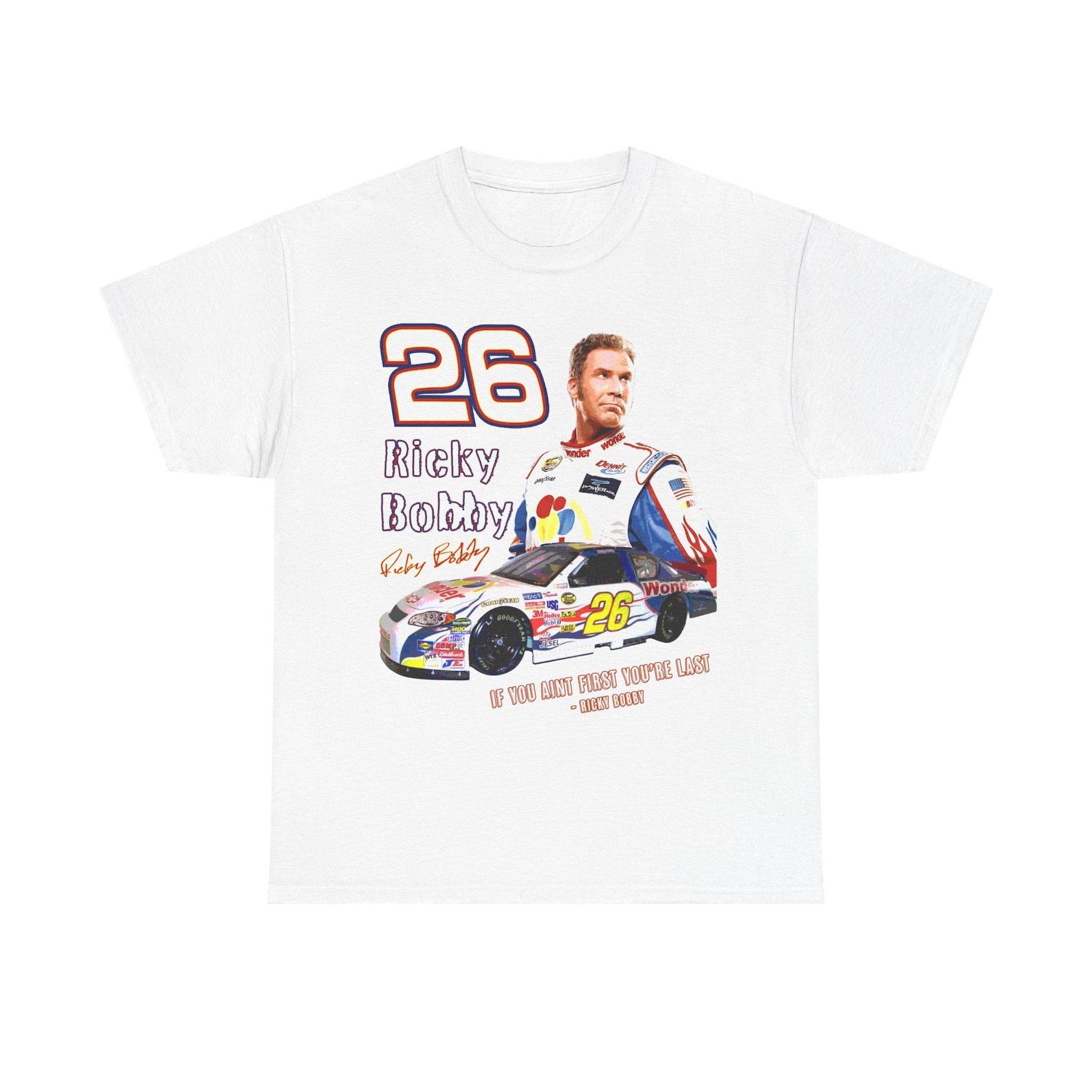 Ricky Bobby T-Shirt, Talladega Nights Movie Quote Tee S