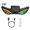 Wireless Led Modification Accessory Solar Demon Eyes Car LED Light, USB Animated Eye Warning Lights for Windshield Atmosphere Lamp And Rear Window, 6