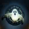 Halloween Ghost for Bookshelf Spooky Break Out The Wall Decoration, Light Up Durable Statue Horror Resin Haunted House, Holiday Home Decor Craft