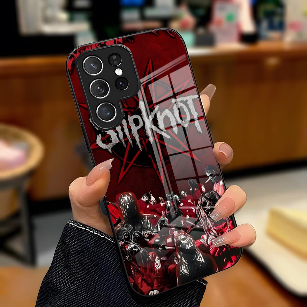 

Slipknot-Rock Phone Case For Samsung A25 A13 A33 5G A54 A36 A35 A56 A52 A14 Shockproof Glass Cover Samsung A26