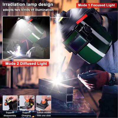 Auto Darkening Welding Hood Protection Gear Breathable Work Equipment 9-13 Face for Grinding