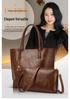 2026 Fashion Versatile Large Capacity Mother-Child Tote Bag: High-Quality, Elegant, Casual
