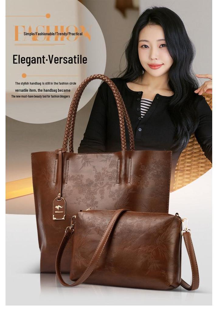2026 Fashion Versatile Large Capacity Mother-Child Tote Bag: High-Quality, Elegant, Casual