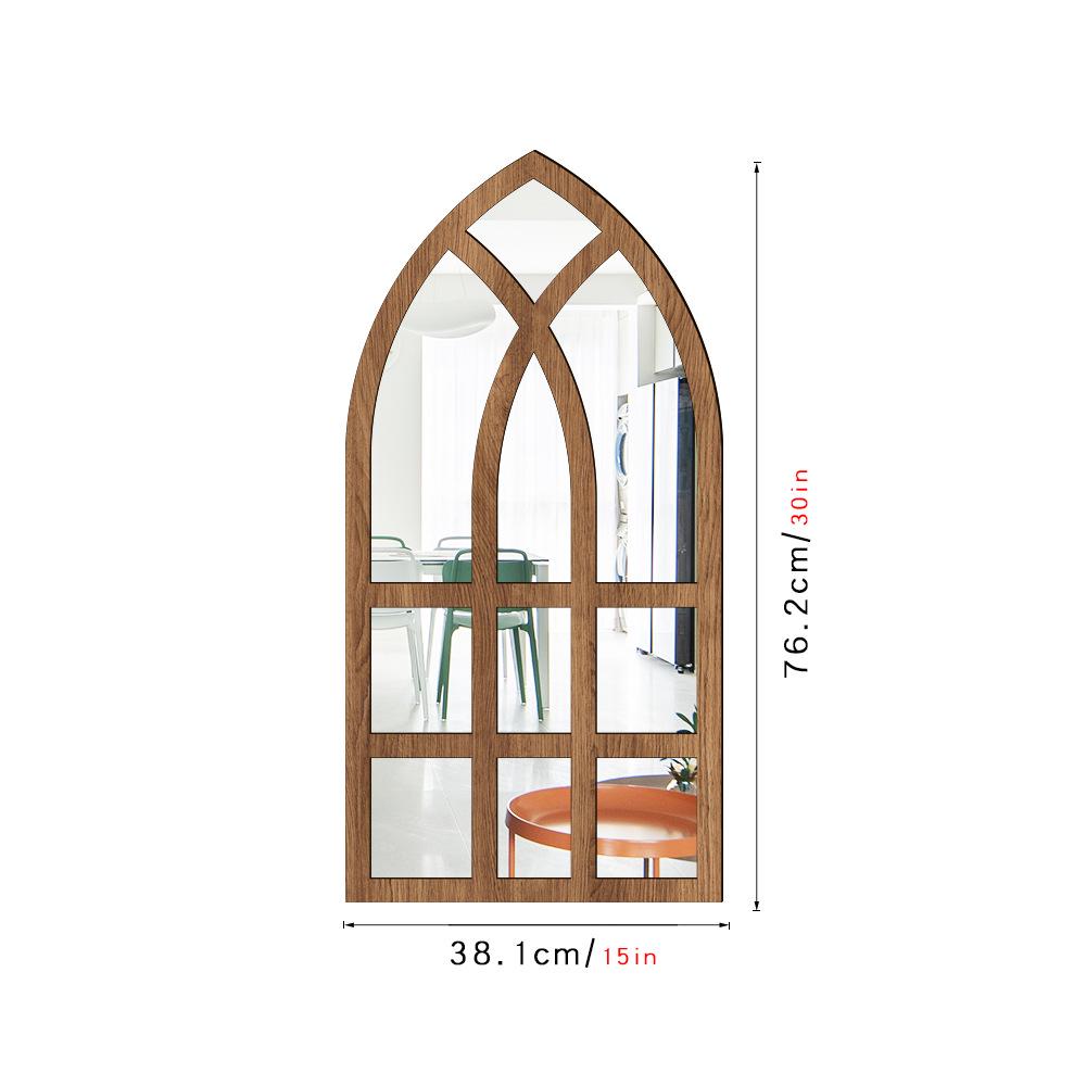 3D Vindusbue Akryl Speilklistremerke - Selvklebende Treveggdekor