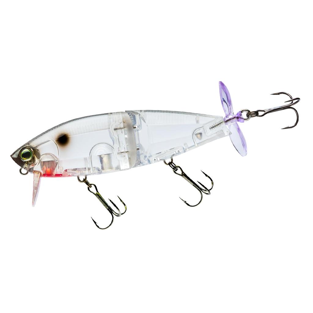 3DB Wake Prop Floating Bass Lure 105mm Sunset Shad YO-ZURI Color