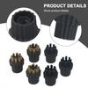 Brass Nylon Steam Cleaner Brush 6pcs/set Accessories Fittings