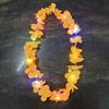 Beach Accessories Flower Wreath Multicolor Light Up Lei Hawai Floral Garland  Party Supplies