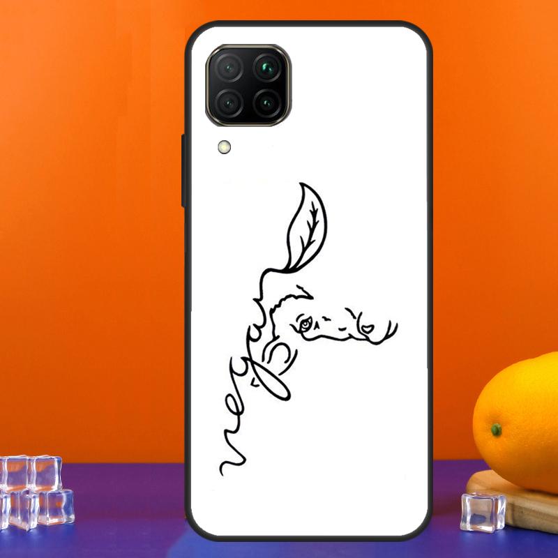 Vegetarisch VEGAN TIERLIEBE VEGGIE Für Huawei Nova 9 10 SE 5T 12i 12s 11i Y91 Y90 Y60 Y70 Y72 Y61 P60 Pro P20 P40 P30 Lite Hülle