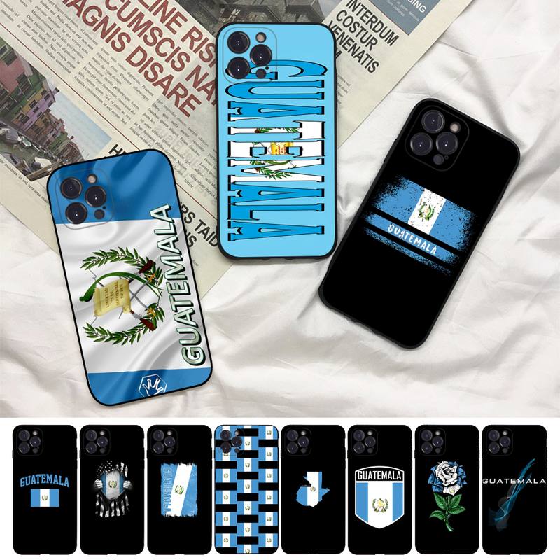 Guatemala Flag Phone Case For iPhone 14 11 12 13 Mini Pro XS Max Cover 6 7 8 Plus X XR SE 2020 Funda Shell