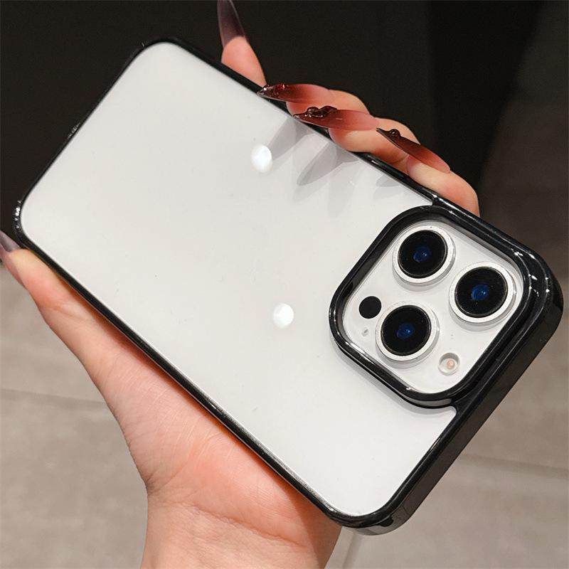 

Dopamine Candy Color iPhone 16 Pro Case - Large Hole Design, Transparent, Suitable for iPhone 13-17 Models iPhone 17