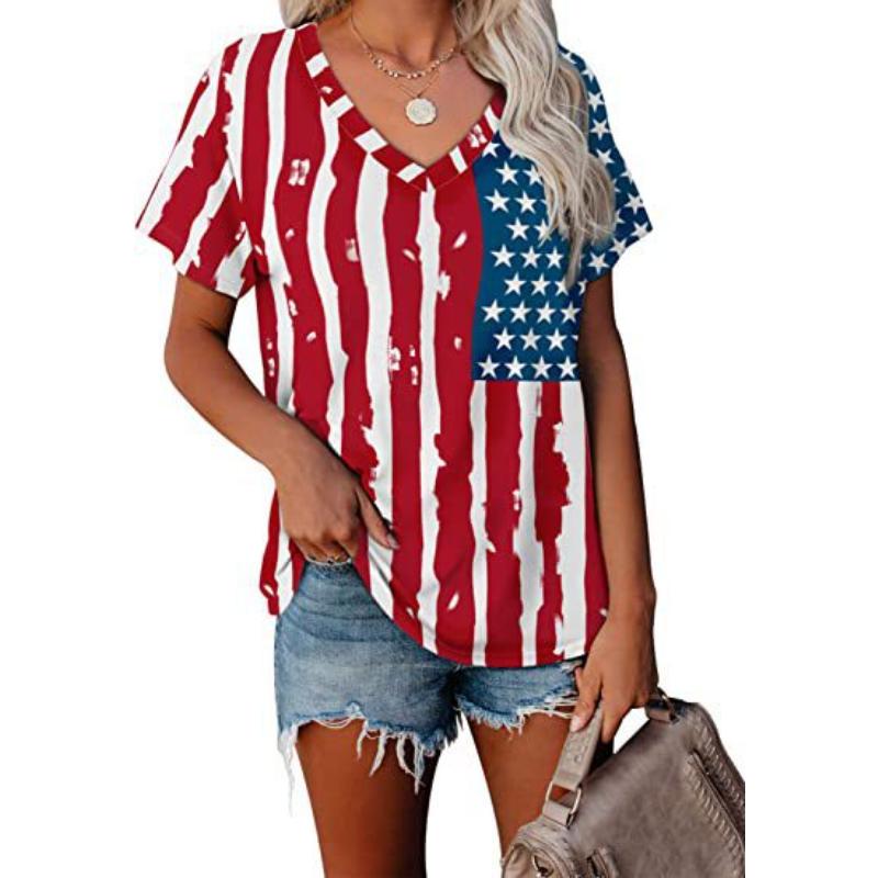 Women s Short-sleeved Loose Fashion Top Casual Simple T-Shirts Women’s S