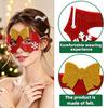 Christmas Party Antlers Mask Half Face Eye Mask Elk Christmas Tree Carnival Party Decoration Accessories for Adults