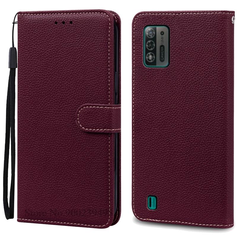 A52 Lite Pouzdro Pro ZTE Blade A52 Lite Pouzdro Měkké Silikonové Peněženkové Kožené Vyklápěcí Pouzdro Pro ZTE Blade A52 Lite Pouzdro TPU Zadní Kryt Etui