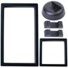 Clear Jewelry Display Case Acrylic Ring Pendant Display Holder Creative for Antique Challenge Coins Medals Jewelry