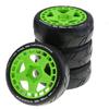 4PCS RC On-Road Tires Wheels 17mm Hex for 1/8 Arrma Limitless Infraction Felony ZD Racing HongNor Upgrade Parts