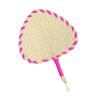Ethnic style Straw Hand-woven Fan vintage Straw Woven Fans Pure Summer Cooling Fan  Beach