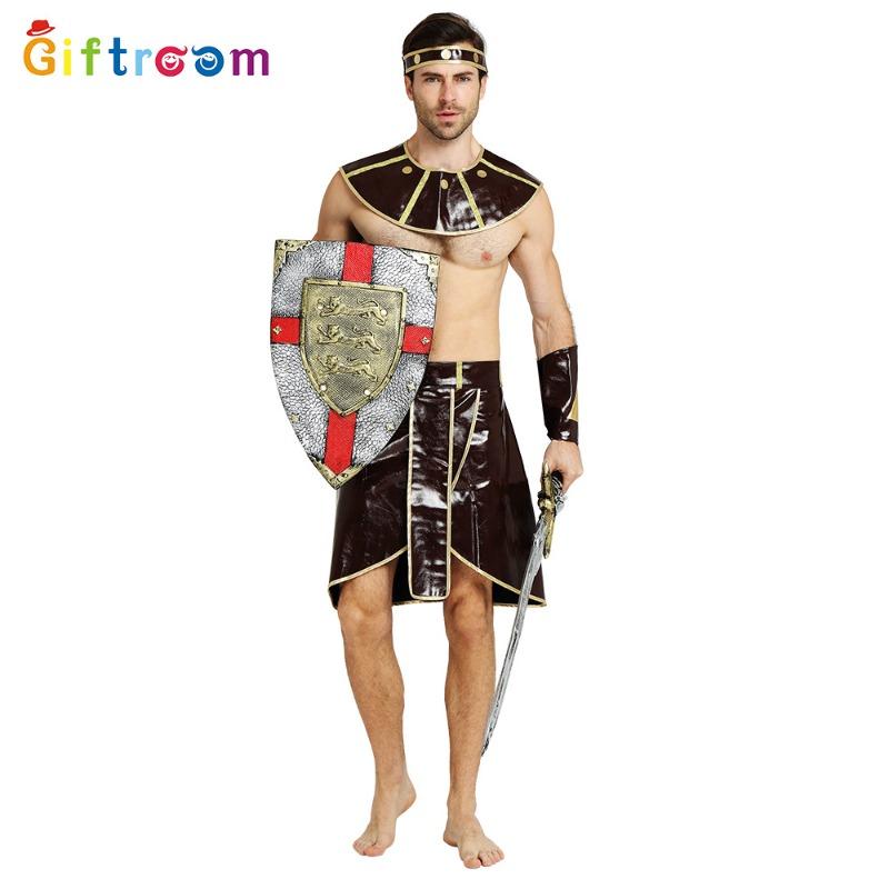 Carnival Western Samurai Cosplay Adult Male Skin Pharaoh Stage Performance Costume