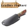 Practical Scissor Storage Case Leather Holsters Outdoor Tool Pouches Leather Texture for Scissor Collector Present