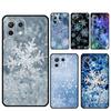 Snow Snowflake Winter Cover For Xiaomi 14 13 15 Ultra 11T 12T 13T 14T Pro POCO X7 Pro X3 X5 X6 M6 F5 F6 Pro Case