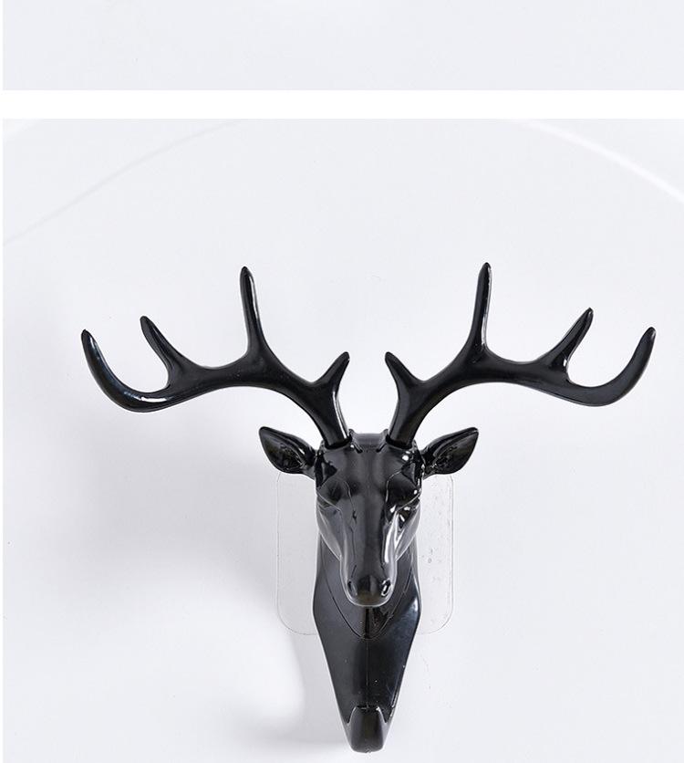 Multifunctional Antler Adhesive Hook: Creative Wall-Mounted Decor for Living Room, Bedroom, Coats & Hats